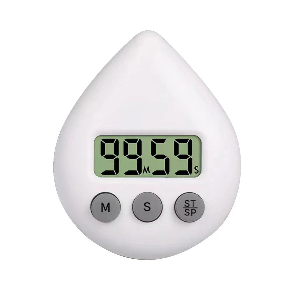 Waterproof Digital Shower Timer with Magnetic Mount - Kitchen & Bathroom Countdown Clock