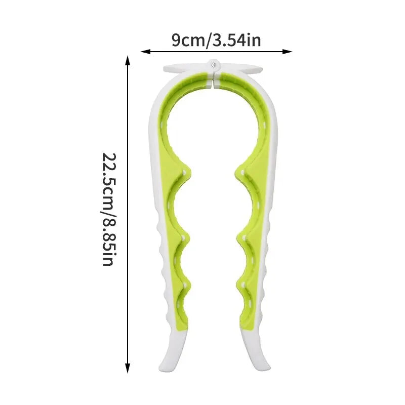 Multi-Functional 4-in-1 Can & Bottle Opener with Anti-Slip Handle, Durable Aluminum