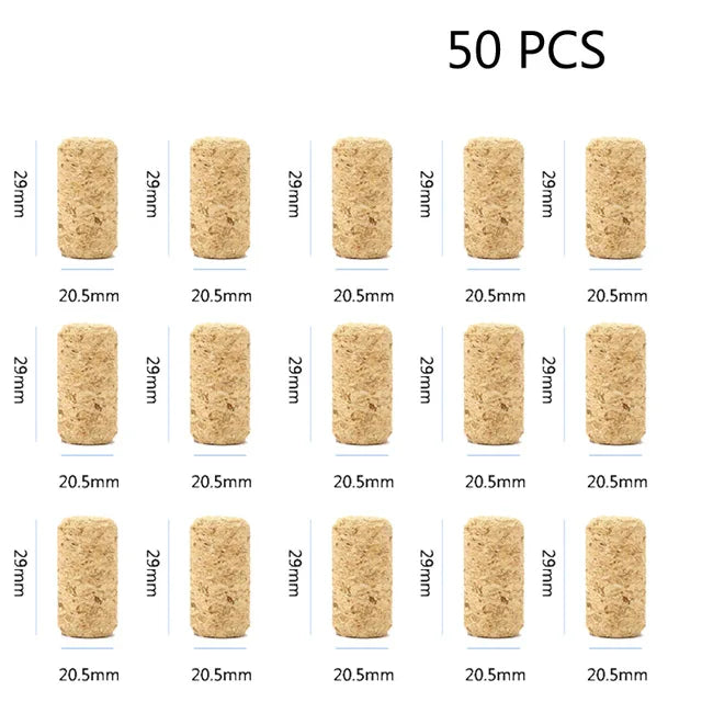 Reusable Wine Corks Stopper Set - Portable Sealing Bottle Stopper for Bar & Kitchen