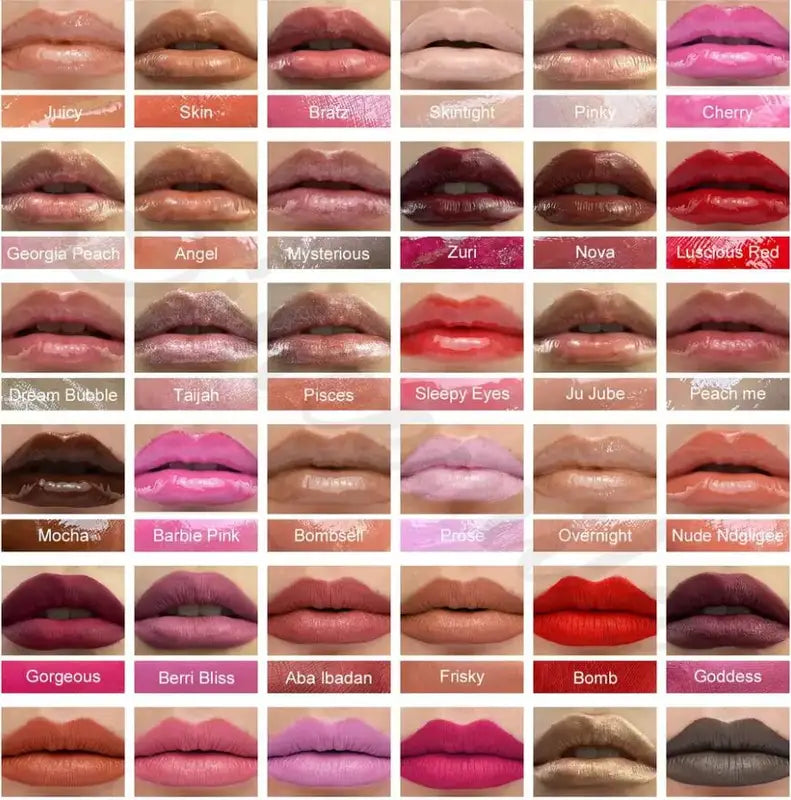 Custom Private Label Matte Liquid Lipstick Waterproof Lip Gloss in White Tube Wholesale