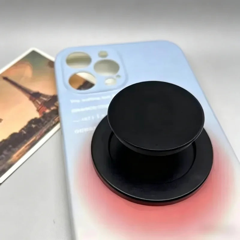 Magnetic Phone Ring Stand for iPhone & Samsung - Foldable, Portable Grip Holder