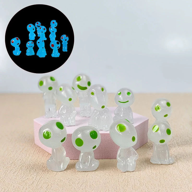 Miniature Garden Decorations Glow in the Dark Princess Shapes Set - Home & Garden
