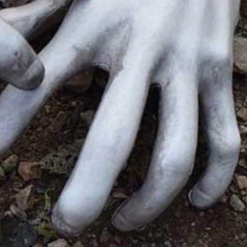 Realistic Life Size Skeleton Hands Halloween Horror Prop - 2 Pack
