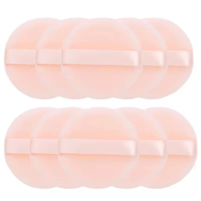 Soft Velvet Makeup Sponge Set - Double-Sided Face Powder Puffs for Wet & Dry Makeup