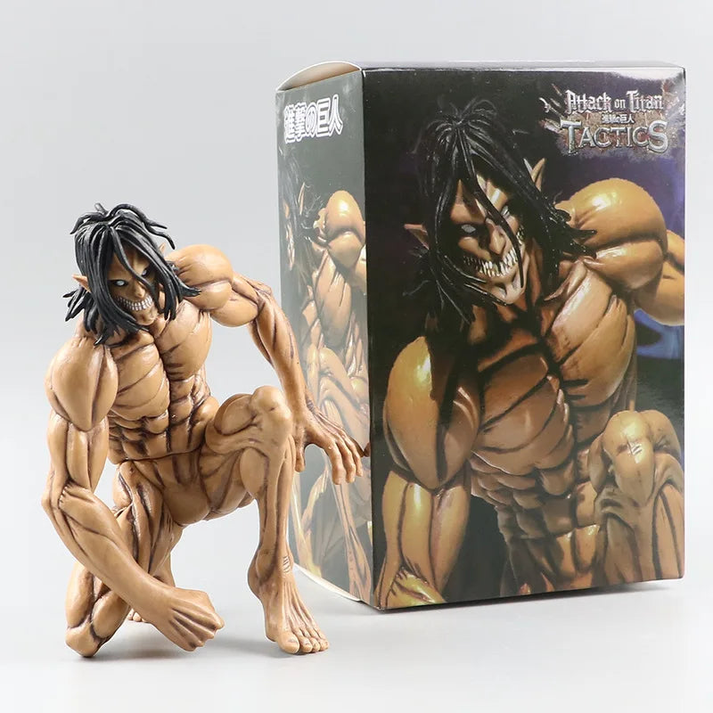 Attack On Titan Eren Jaeger Colossus Action Figure Model Kit - Collectible Desktop Toy