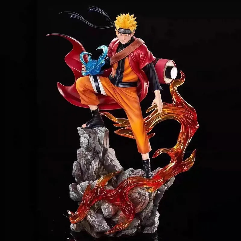 Anime Action Figure Naruto Uchiha Sasuke PVC Statue Collectible Toy 23cm