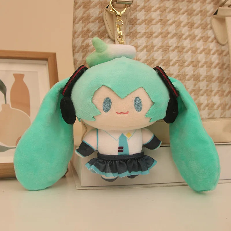 Cute Anime Girl Plush Pendant Keyring - 13-18cm Kawaii Bag Charm & Gift Set