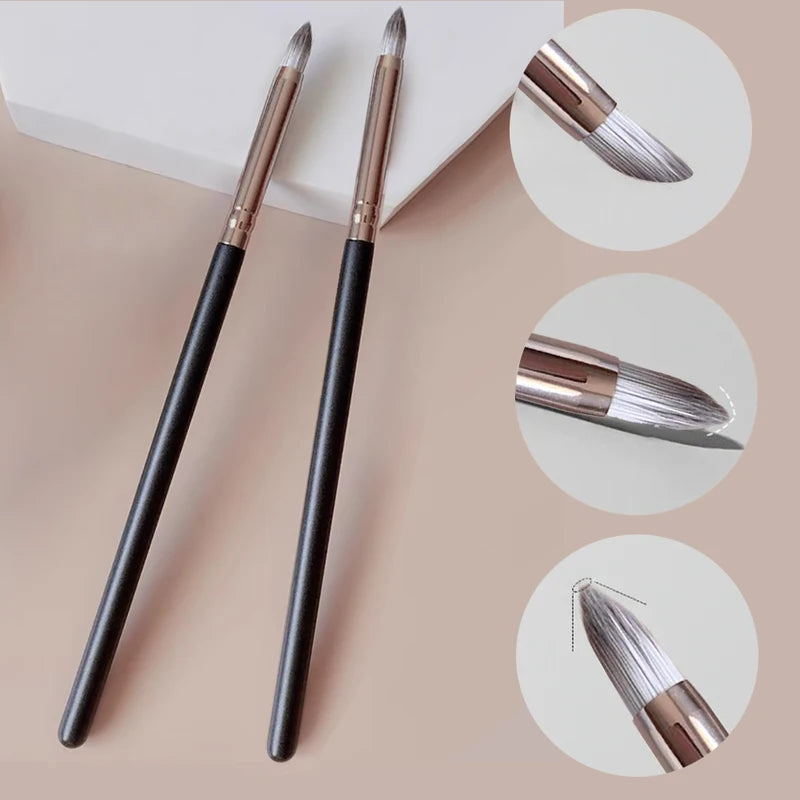 Precision Eyeshadow & Concealer Brush - Synthetic Hair Makeup Tool