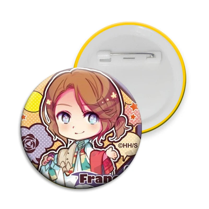Anime Hetalia Axis Powers Enamel Pins for Bags Clothes & Accessories - Creative Brooches with Metal Finish