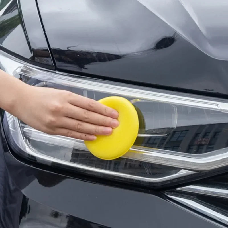 Car Waxing Foam Polish Sponges Set for Detailing & Cleaning