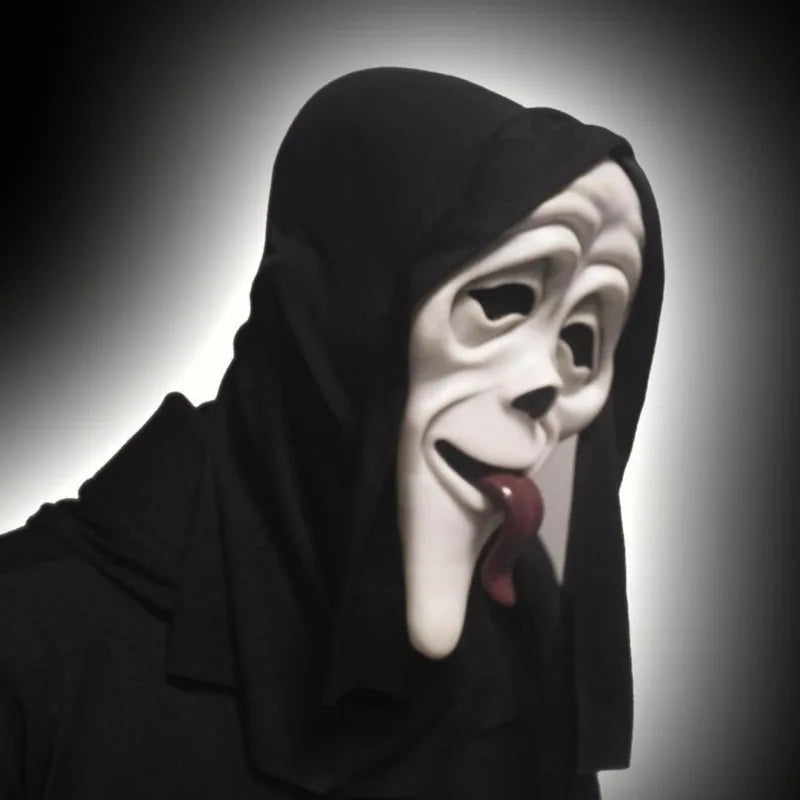 Halloween Horror Mask - Skeleton Screaming Role-Play Prop for Costume Party