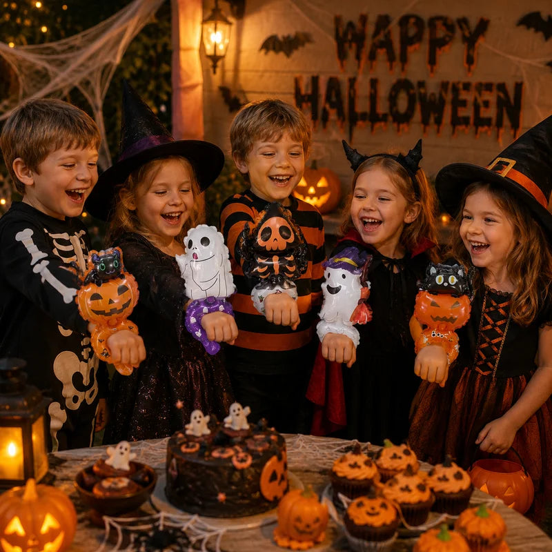 30pcs Halloween Wrist Balloons Party Decorations - Spooky Balloon Set