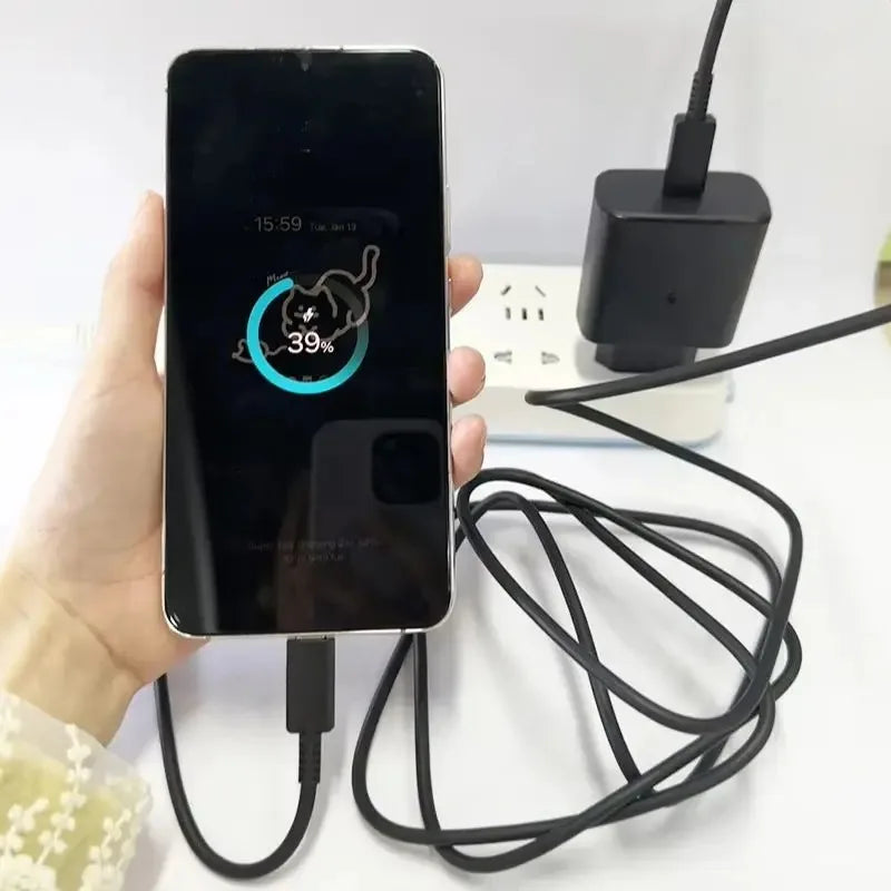 Fast USB-C Charger 45W Power Adapter for Samsung Galaxy Phones and Tablets