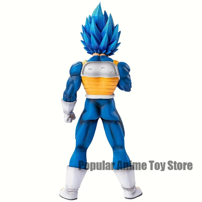 Anime Vegeta Action Figure - Super Saiyan Blue PVC Collectible Toy - 11in/28cm