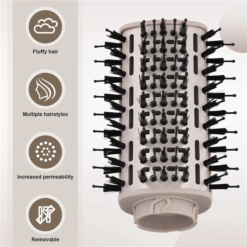 Paddle Brush Attachment for Shark FlexStyle Hair Dryer & Styler - Detangling & Smoothing