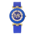 Casual Women's Quartz Watch with Silicone Strap and Round Dial
