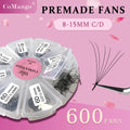8-in-1 Premade Volume Lash Fans for Eyelash Extensions - 3D-16D Mix Lengths