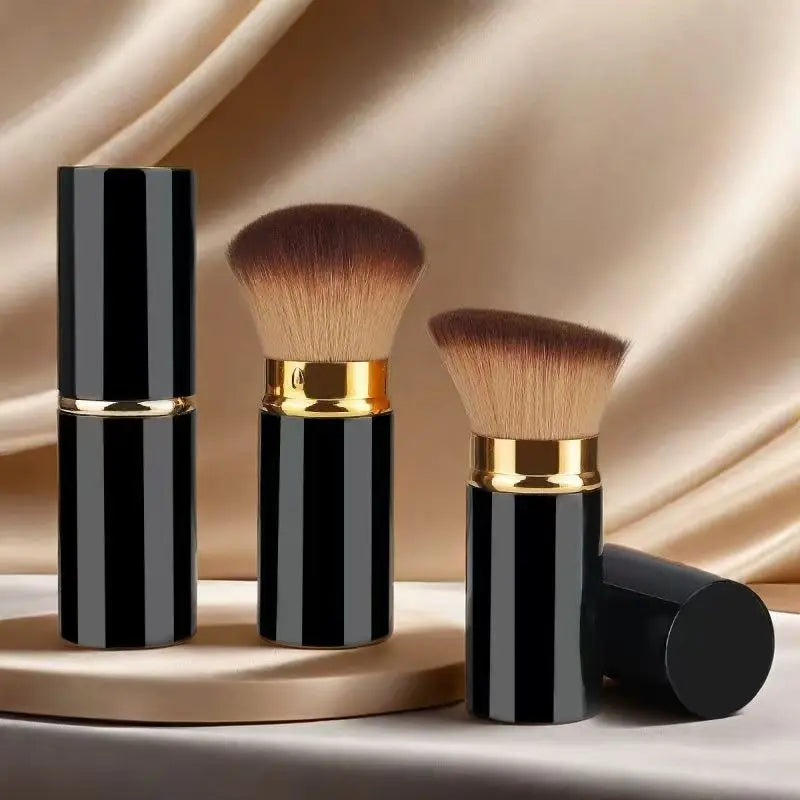 Travel Portable Makeup Brush Set with Storage Bag - Cosmetic Tools for On-the-Go Beauty