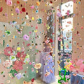 DIY Floating Flower Door Curtain Kit 20pcs Artificial Plant Scene Decoration