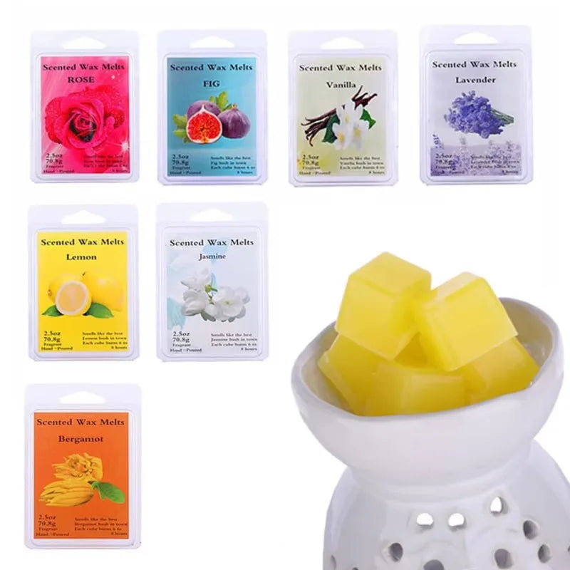Scented Wax Melts for Candle Making - 7 Fragrance Set, Long-Lasting Aromatherapy