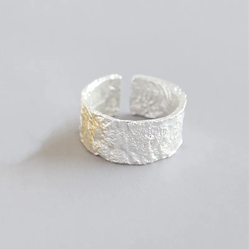 Sterling Silver Wide Rings for Women - Elegant Vintage Jewelry for Women and Couples