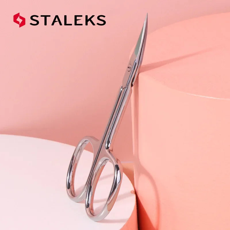 Eyebrow Scissors Stainless Steel Precision Trimming Nail & Makeup Tool