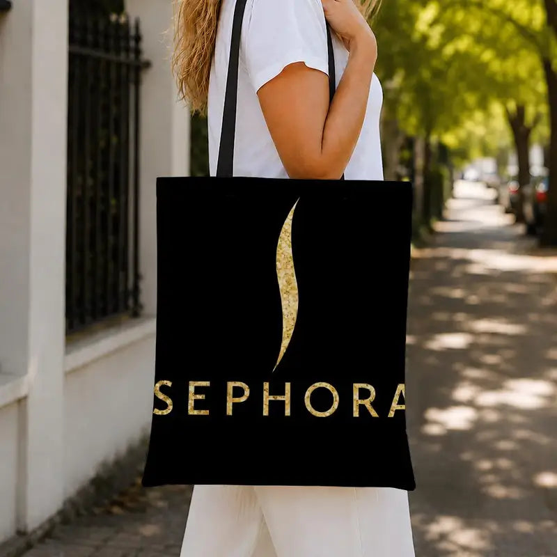 Reusable Canvas Tote Bags for Shopping and Storage - Large Capacity Eco Friendly Cotton Bags