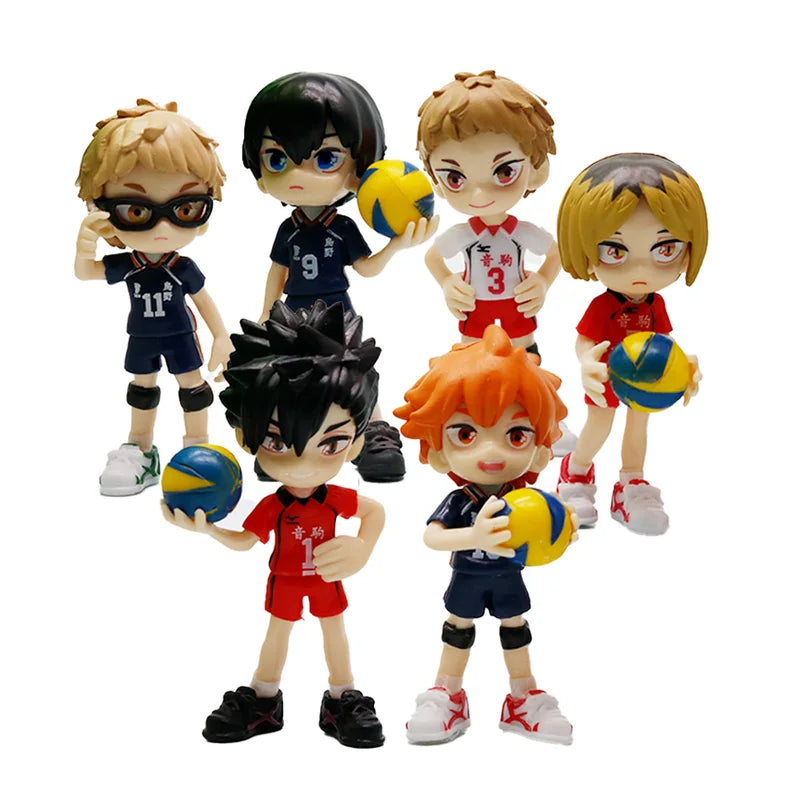 Anime Collectible Figures - Haikyuu!! Hinata & Kageyama 6-8 Piece Set