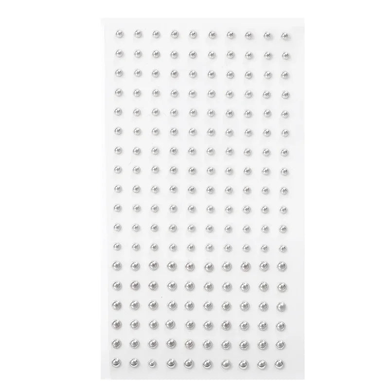 180pcs Fake Nose Lip Sticker Set - Non Piercing Disposable Body Jewelry