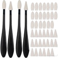 Paper Art Blending Stumps Set with 40 Replacement Sponges - Sketch Drawing Tools