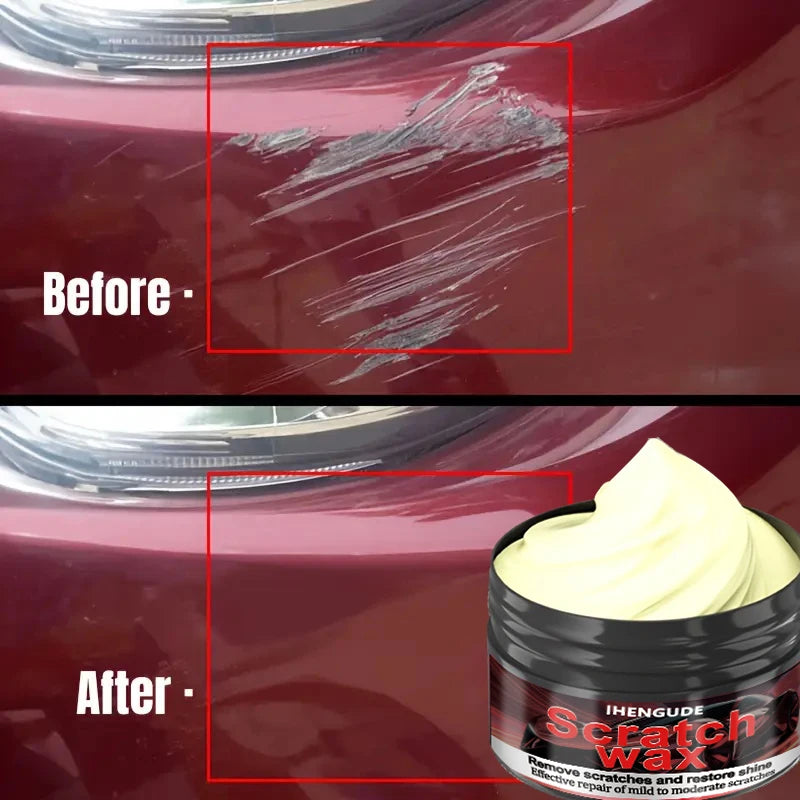 Car Scratch Removal Wax Kit for Minor Paint Repair - Easy Polish for All Vehicles