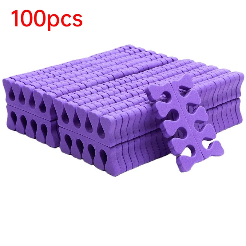 Nail Art Toe Separators Pack of 100 or 200pcs - Pedicure & Manicure Spa Tools