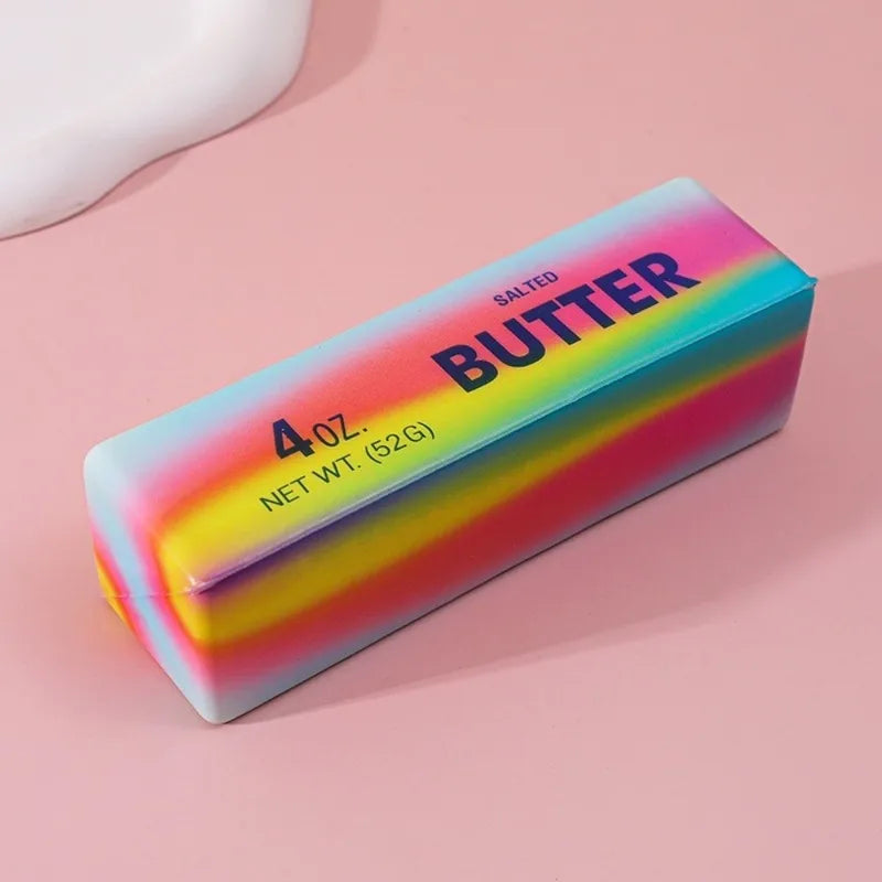 Colorful Slow Rebound Squishy Toy Butter Stick - Sensory Fidget Squeeze Toy