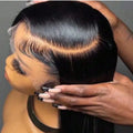 40 Inch Human Hair Wigs for Women - Lace Front, Remy Brazilian Straight Hair