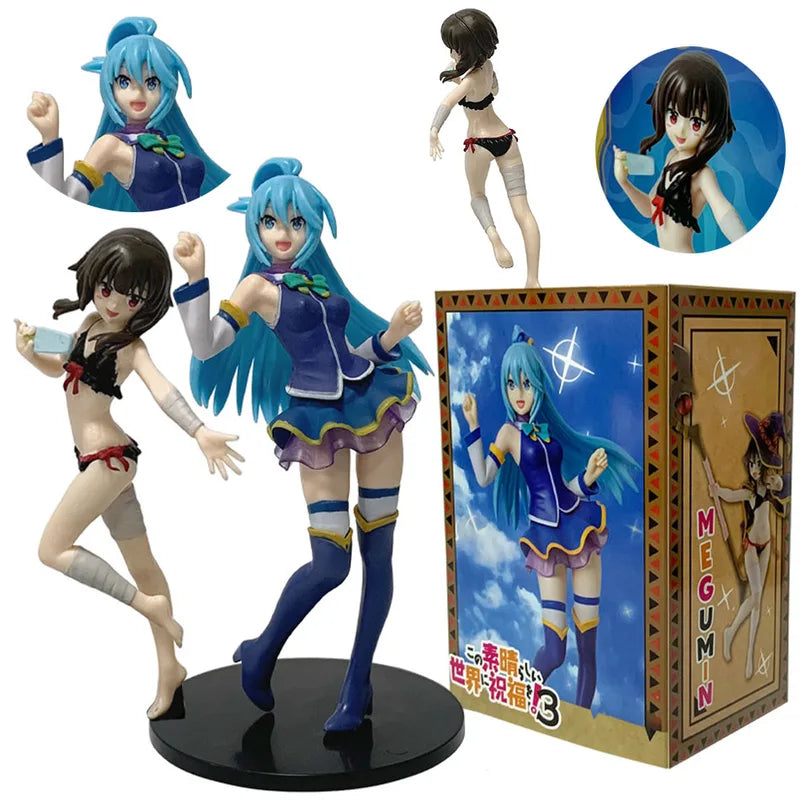 Anime Girls Swimsuit Figure Model - Collectible Figurine Gift for Fans