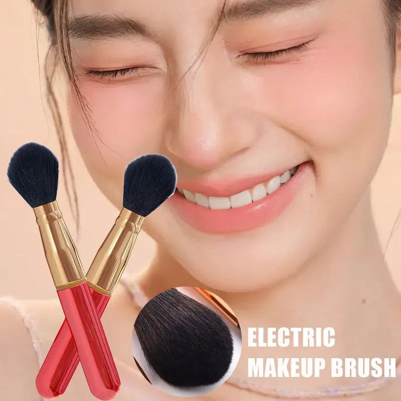 Electric Makeup Brush for Flawless Blending and Contouring - Wireless, Interchangeable Heads