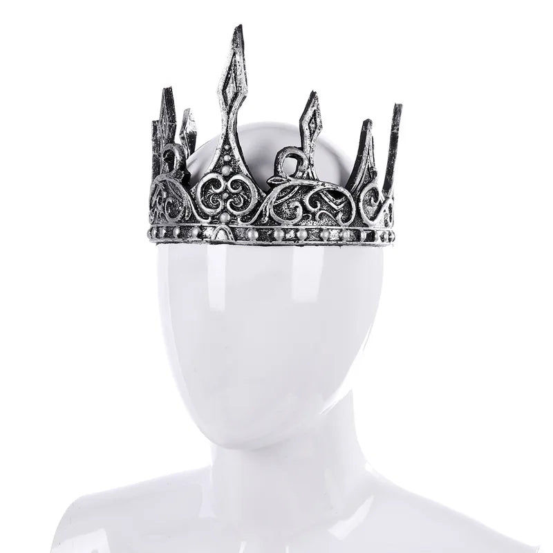 Medieval King’s Crown Latex Foam Costume Headwear for Stage Performance
