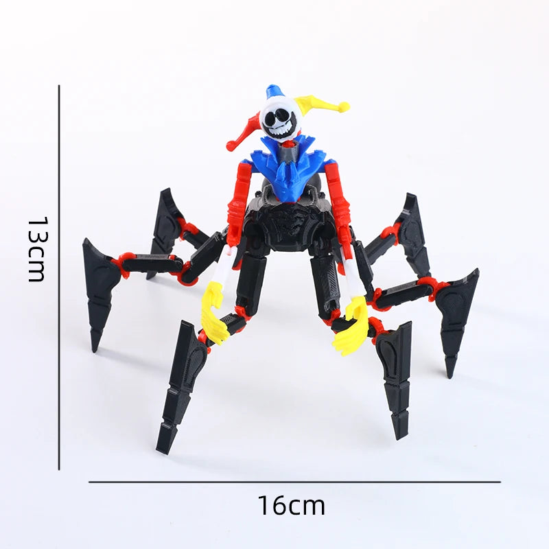 Flexible Joint 3D Print Monster Fidget Toy - Stress Relief Sensory Model Gift