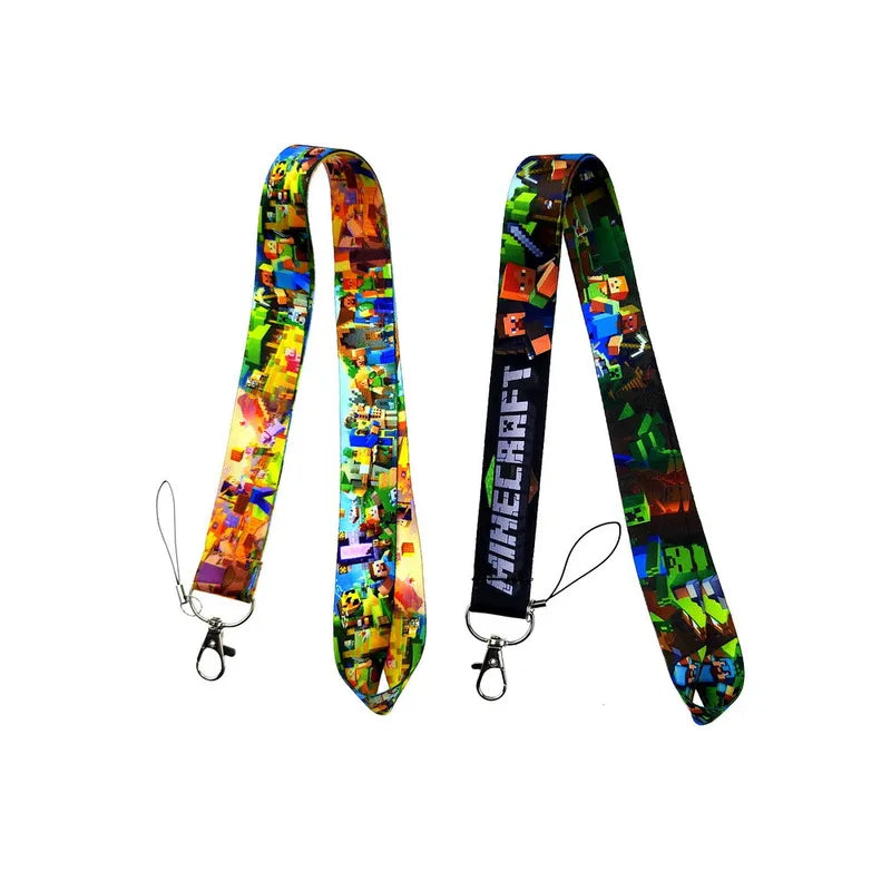 Character Lanyard with Keychain & Badge Holder - Neck Strap for Keys ID Cell Phone