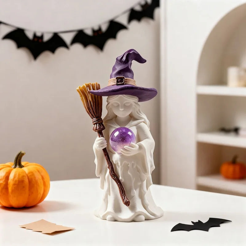 Halloween Witch Silicone Mold for Candle Making Resin Crafts Home Decor