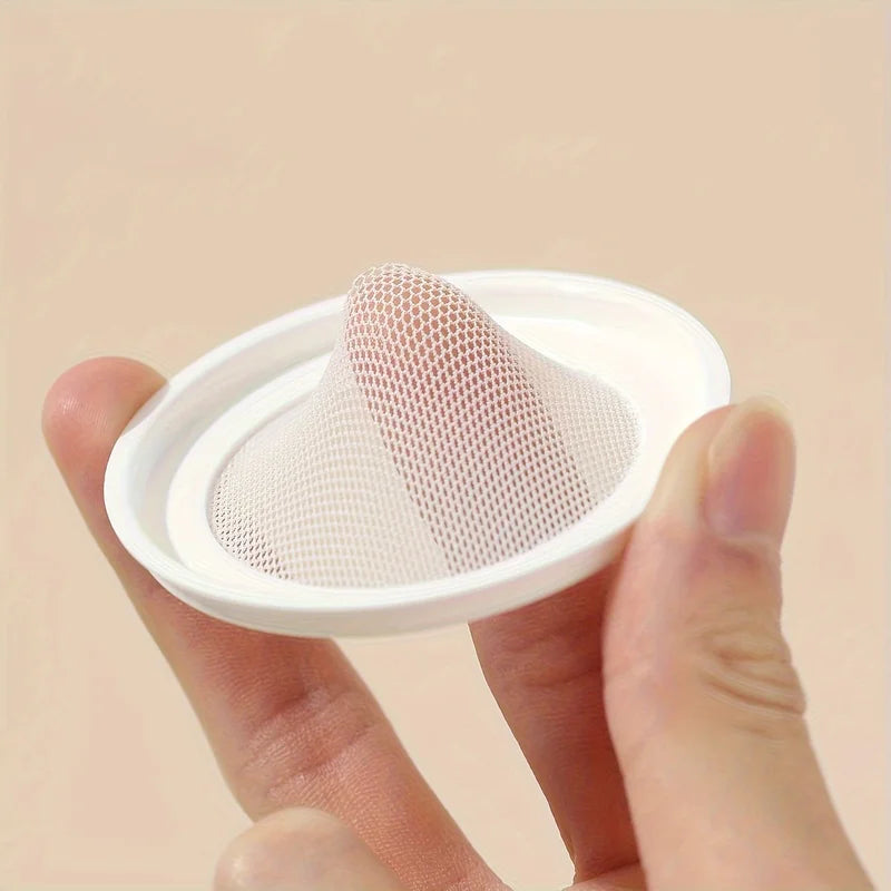 Ultra-Thin Loose Powder Compact with Mirror - Portable Makeup Storage Container