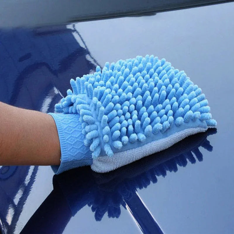 Microfiber Car Wash Glove - Anti-Scratch Cleaning & Detailing Mitt
