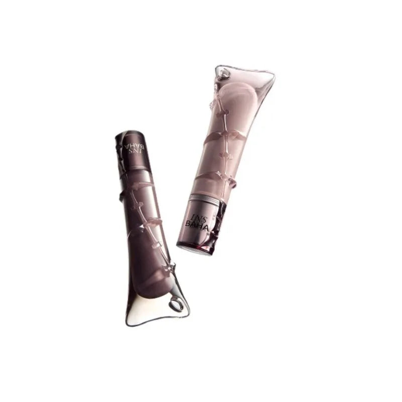 Glossy Lip Plumper & Lip Mud Set - High-Shine Non-Sticky Lip Gloss, Water-Glow Lipstick, Long-Lasting Makeup