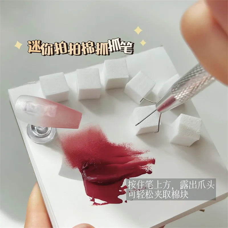 50PCS Nail Art Sponge Gradient Stamper Tools for Manicure DIY