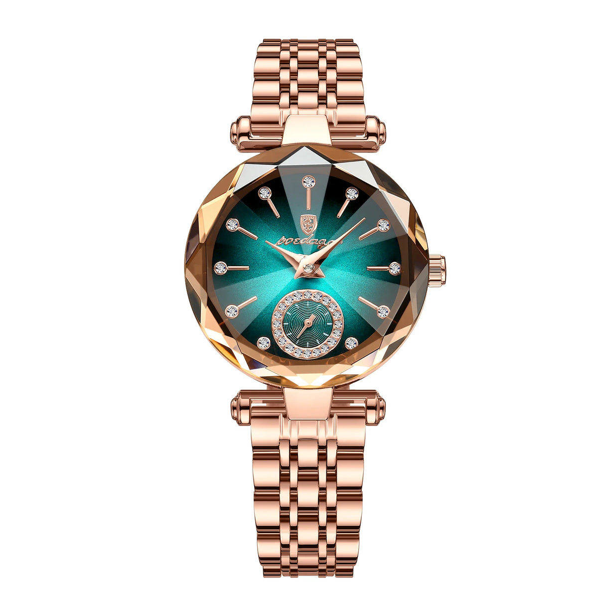 Luxury Women's Quartz Watch Waterproof Stainless Steel Casual Wristwatch