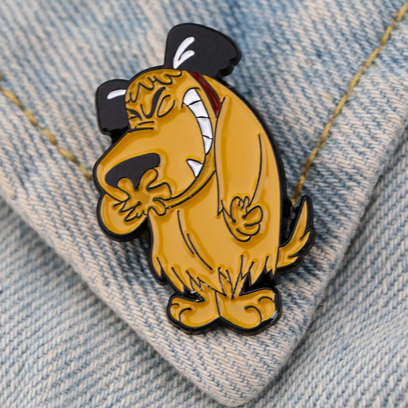 Cute Dog Enamel Pins Cartoon Animal Brooches for Clothes Backpack Accessories