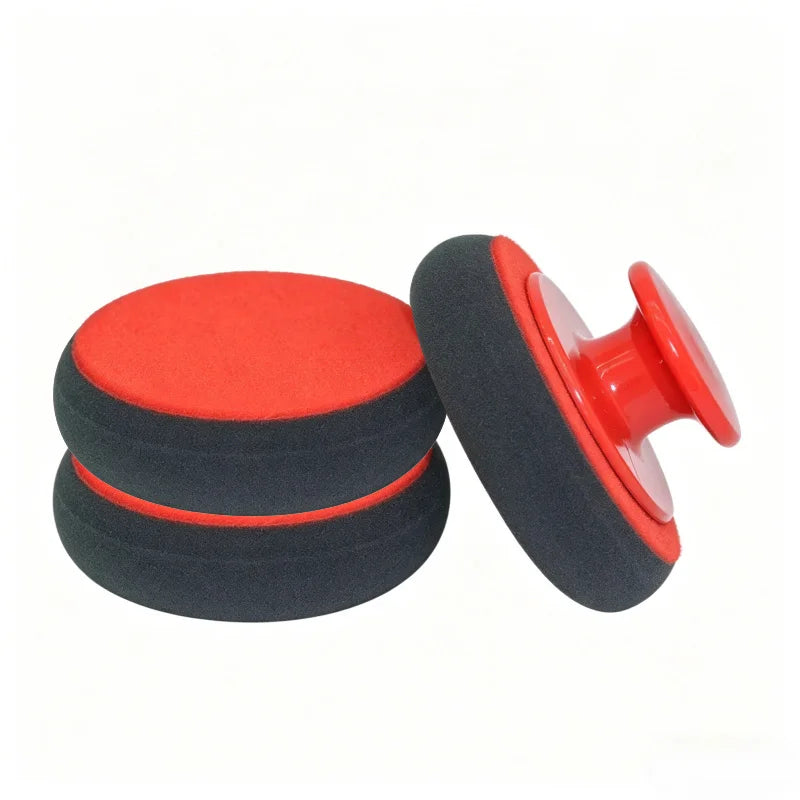 Car Waxing Sponge Hand Waxing Tool Small Crystal Plating Sponge Multiple Colors