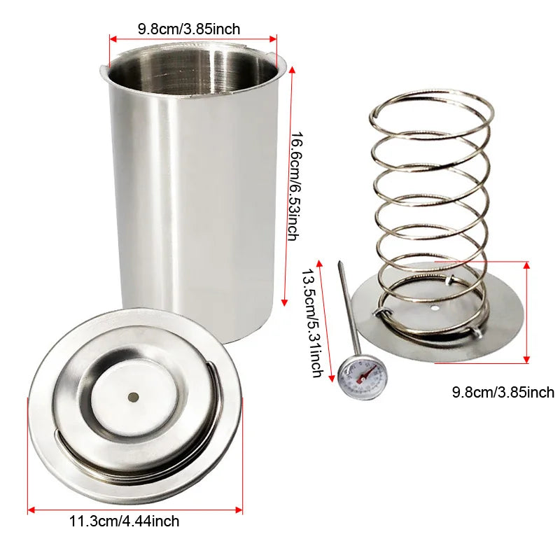 304 Stainless Steel Ham Press Maker with Thermometer for Meat & Poultry