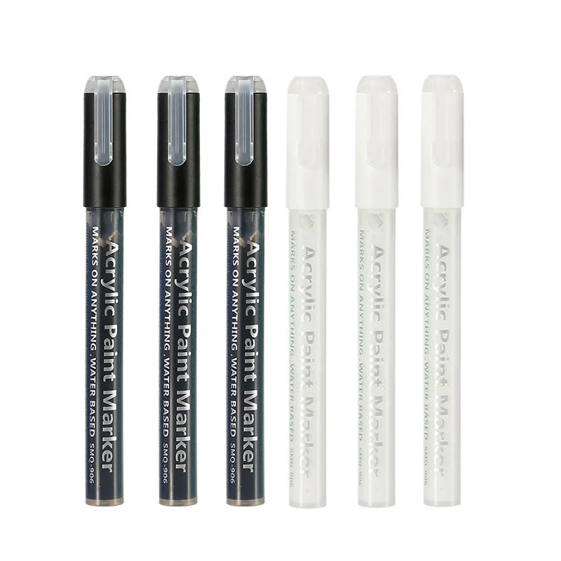 Premium Acrylic Paint Pen Set - 0.7mm Fine Tip for Art & Crafting