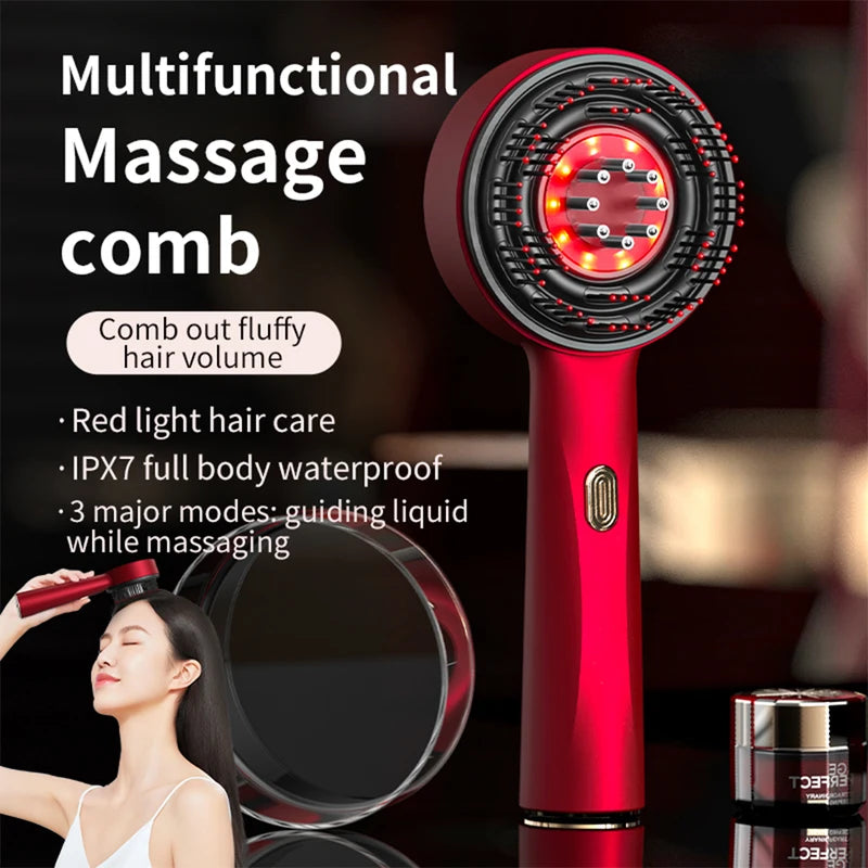 Electric Scalp Massage Comb for Hair Growth and Hair Loss Prevention